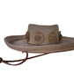 Raffia Rolled Brim (Roses)