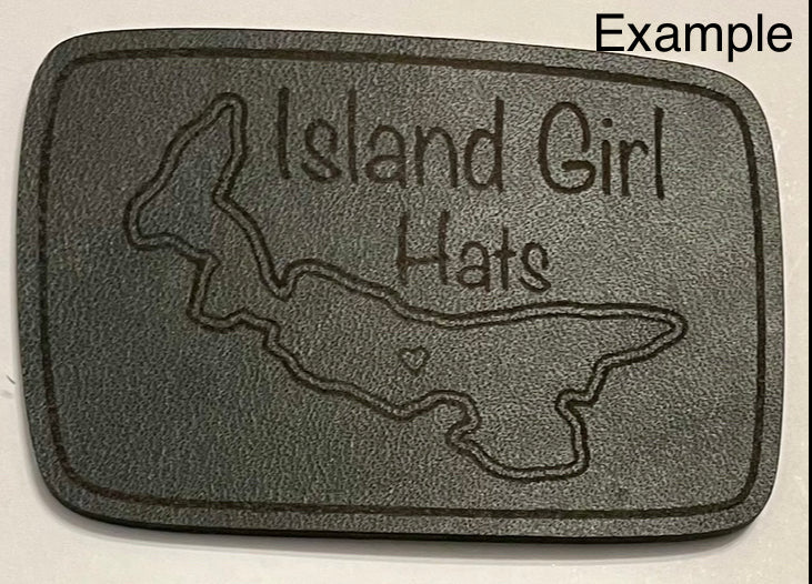 Island Girl Leather Patch